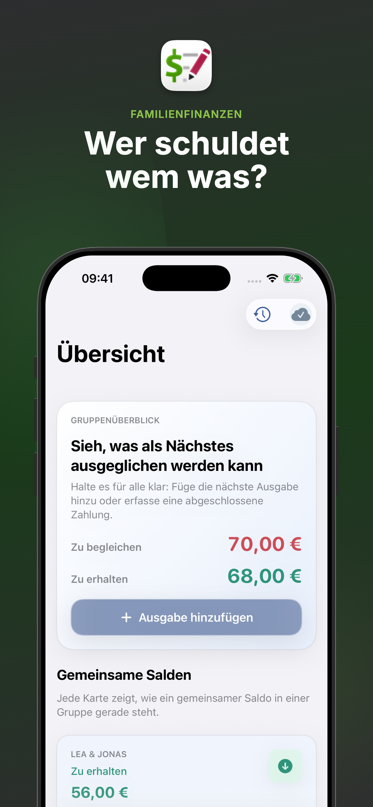 Kinderausgaben Dashboard