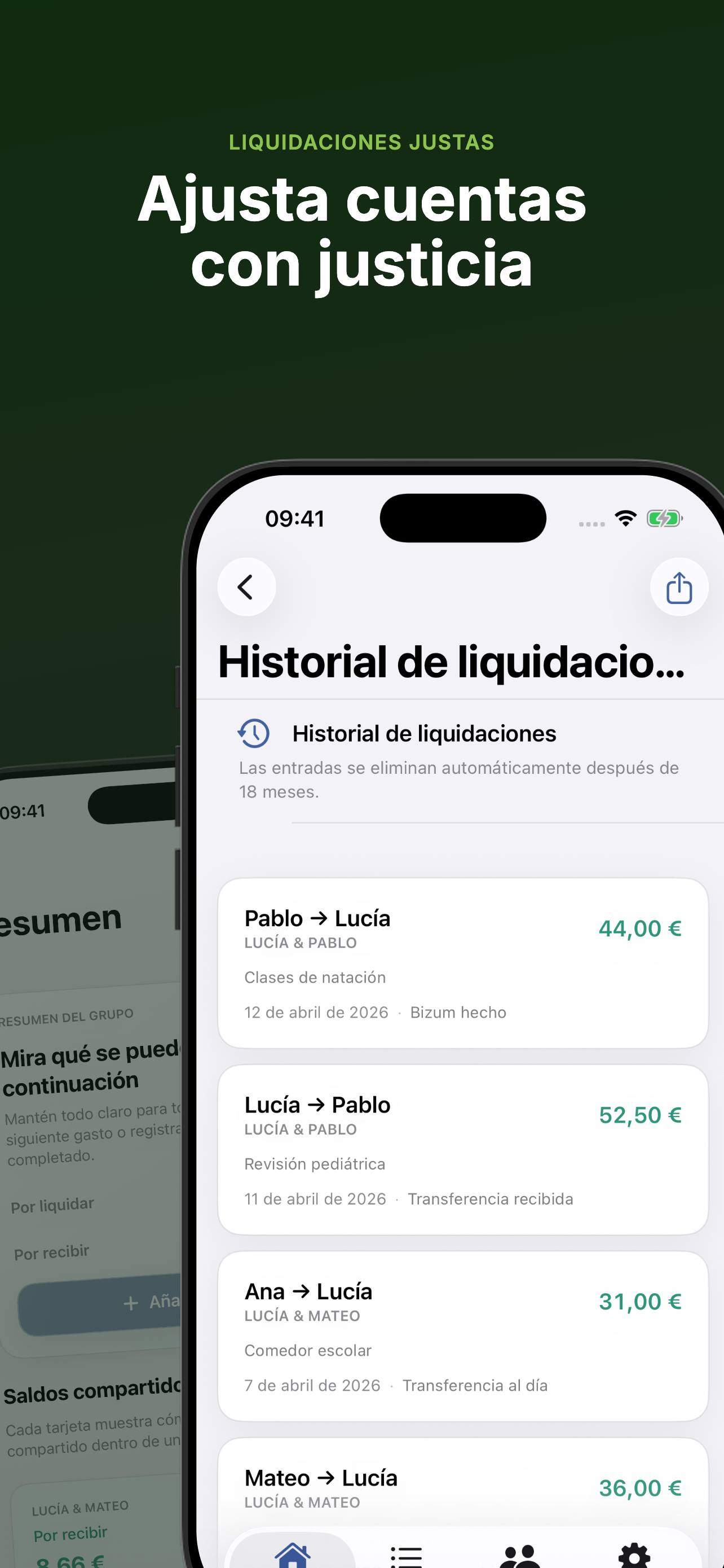 Registro de reembolsos